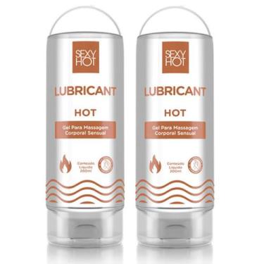 Imagem de Kit 02 Lubrificante HOT Gel Para Massagem Corporal Térmico 200 Ml - Se