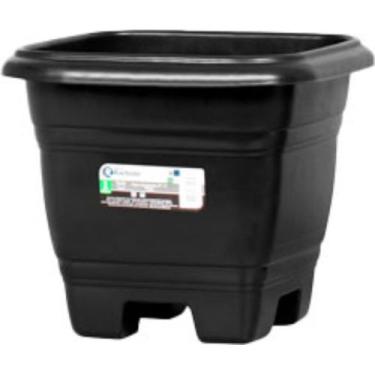 Imagem de Vaso Pl.Quadrado N.17 Preto-9248 - PLASTICOS RISCHIOTO