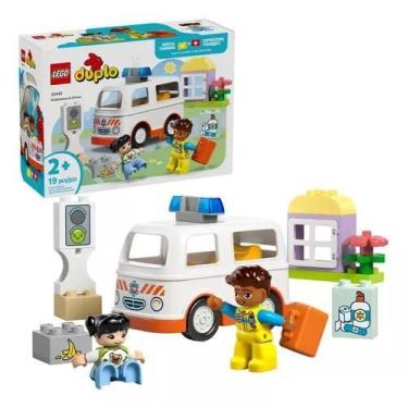 Imagem de Lego Duplo 10447 Ambulância E Motorista Quantidade De Peças 19 Peças