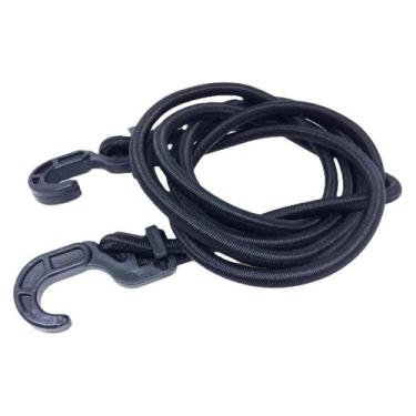 Imagem de Extensor Corda Elástico 1,5M Gancho Plástico Amarrar Carga Bagageiro M