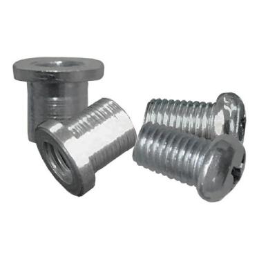 Imagem de Kit com 10 Arrebites da Máquina Vidro Universal Roldana Azul - D.P ARA