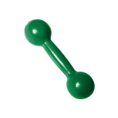 Imagem de Halter Peso Bola Emborrachado de 2Kgs Verde Musculação - 1Fit