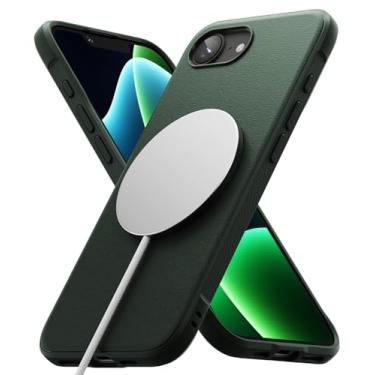 Imagem de Ringke Capa Onyx para iPhone 16e, [compatível com MagSafe] resistente a óleo e sujeira, capas de lente individuais para câmeras, capa leve antiderrapante com aderência aprimorada - verde escuro
