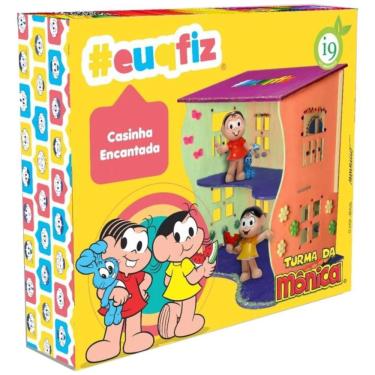 Imagem de Casinha Encantada Pintar/Montar Mônica #EuQFiz - i9 Brinquedos