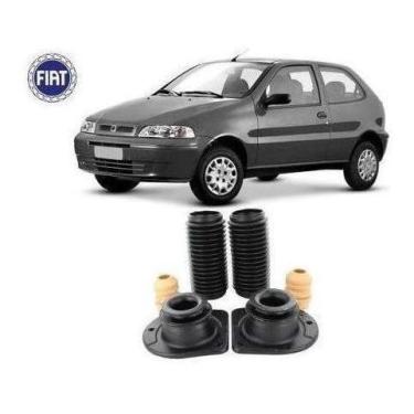Imagem de 2 Kit Coxim Batente Coifa Do Amortecedor Dianteiro Palio 2003 2004 2005 2006