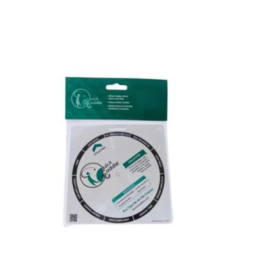 Imagem de Quick Caddie Guia de sobrevivência de tiro de golfe - Etiqueta de saco de golfe com pontas profissionais para golfe situacional - Design de roda giratória à prova d'água - Auxílio de treinamento de