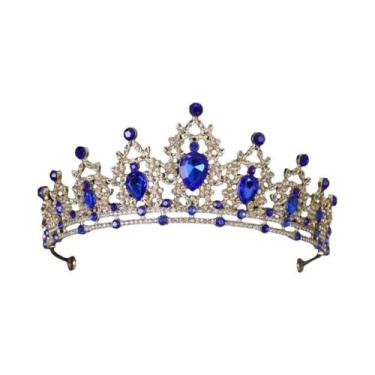 Imagem de Headwear de noiva cor verde moda feminina festa coroa menina desempenh