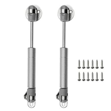 Imagem de Augiimor Escoras a gás de 30 N/3 kg, suporte de elevação de segurança de 18 cm, mola a gás, amortecedores a gás, suporte de tampa, suportes a gás, dobradiça de tampa aberta macia para caixa de brinquedos, pacote com 2