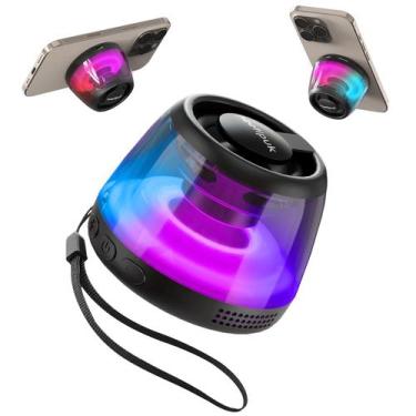 Imagem de Alto-falante Bluetooth Heetipuk Magnetic com suporte para celular