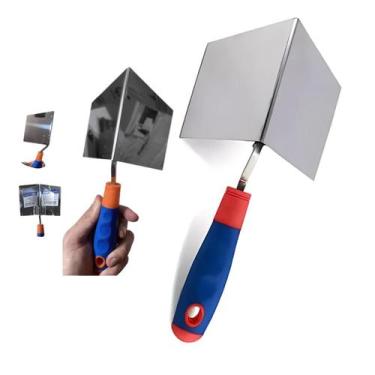 Imagem de Desempenadeira Aço Inox Canto Interno Profissional 90º - Roma