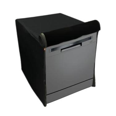 Imagem de CAPA PARA LAVA LOUÇAS MIDEA 8 SERVIÇOS IMPERMEÁVEL FLEX (Preto)