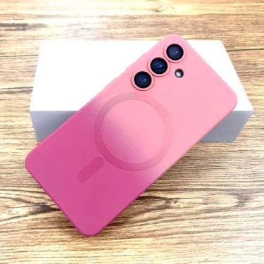 Imagem de Capa Gradiente Soft para Samsung Galaxy S24 S23 S22 S21 S20 Ultra Plus FE Note 20 10 S23FE S24FE S21FE Charge Cover, rosa vermelho, para Samsung S22