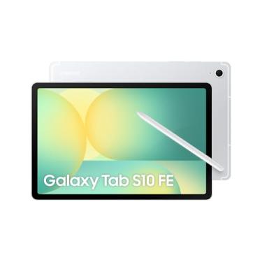 Imagem de Tablet Samsung Galaxy Tab S10 FE, Prata, 128GB, 8GB RAM, Tela Imersiva de 10.9" 90Hz, Camera Traseira de 8MP, Câmera Frontal de 13MP Ultra Wide, Wifi 6, IP68, Android 15