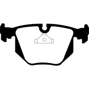 Imagem de EBC Brakes Pastilhas de freio esportivas DP2871 Greenstuff 2000 Series