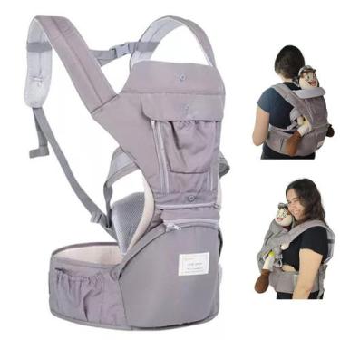 Imagem de Canguru Carregador Bebe Criança Deitado Sentado Passeio Viagem Bolso A