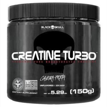 Imagem de Creatina Turbo Monohidratada 150g Black Skull Unissex Adulto-Unissex
