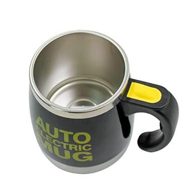Imagem de Caneca Térmica Auto Electric Mug com Misturador Magnético, 350ml, Aço Inox, Preta
