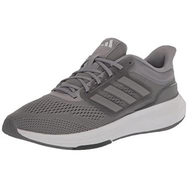 Imagem de adidas Tênis de corrida masculino Ultrabounce, Cinza/branco/cinza, 45