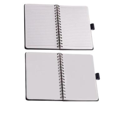 Imagem de Caderno Pautado e em Couro, com Porta Caneta(Sem Pauta)