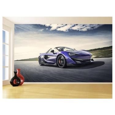 Imagem de Papel De Parede 3D Carro Mc Laren Pista Super 3,5M Car264 - Você Decor