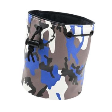 Imagem de simhoa Bolsa de bola de golfe com cordão e fecho de trava de cordão, bolsa de armazenamento para driving range, fitness, praia, golfe, camisetas esportivas, Azul