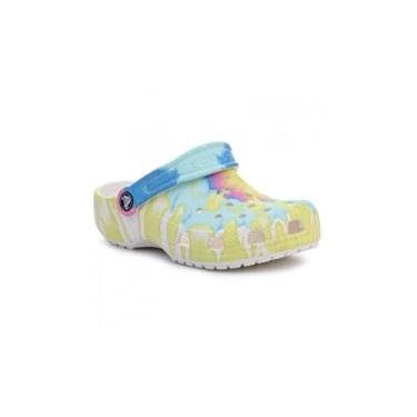 Imagem de CROCS Classic Tiedye Graphic Clog K Multi - Multi - C11 , 206995-90H-C11, Unisex Adult , Multi , C11