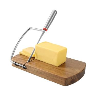 Imagem de Tábua de cortar queijo, queijo para queijo, 23 x 21 cm, fatiador de trufas à prova de ferrugem, utensílios de cozinha multifuncionais de para temperos de chocolate e queijo