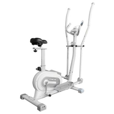 Imagem de Elíptico Magnético Silencioso com 12 Níveis de Resistência, Painel LCD, Sensor de Pulso e Suporte para Tablet – Uso Residencial