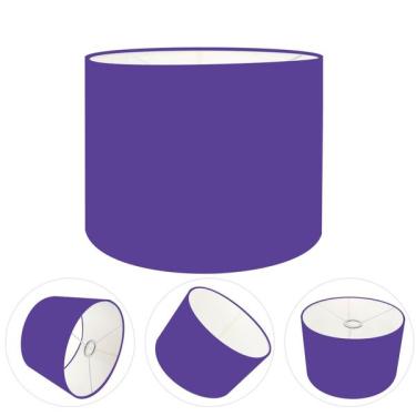 Imagem de Cúpula Abajur Cilíndrica Cp-8020 Ø45x21cm Roxo