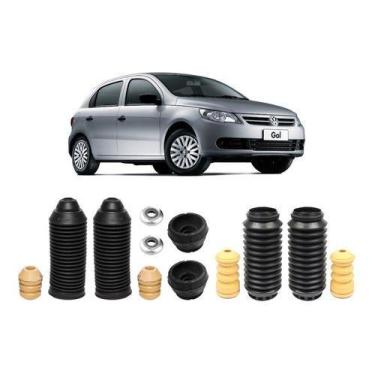 Imagem de 2 Kit Coxim Batente Dianteiro Traseiro Gol G5 2008 2009 2010 - QualyKi