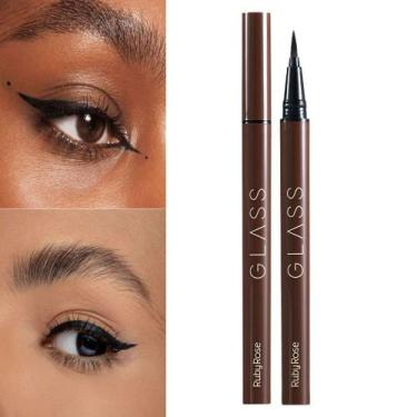 Imagem de Caneta Delineadora Glass Ruby Rose Alta Definição Ponta Fina Acabament