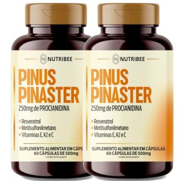 Imagem de Pinus Pinaster Com Reverastrol, Vitamina E, K2 120 Cápsulas