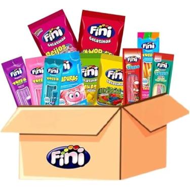 Imagem de Kit Com 100 Pacotes de Bala Fini Sabores Variados