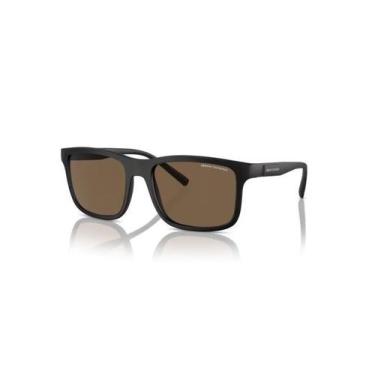 Imagem de Óculos de Sol Armani Exchange AX4145S 807873 57 Preto Fosco