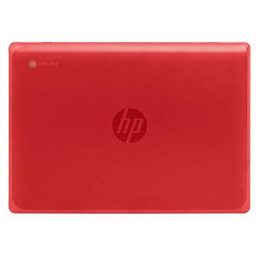 Imagem de mCover 2020-2022 11,6 polegadas HP Chromebook 11 G8EE / 11MK G9EE Series Capa para laptop - vermelha