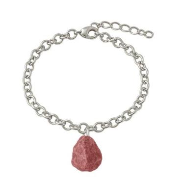 Imagem de Pulseira de Rodonita - Cristal Natural, Prata 925