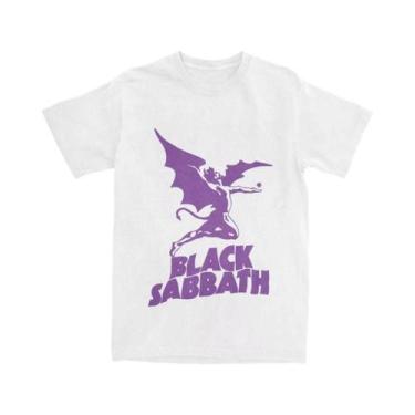 Imagem de Camiseta Masculina Preta Com Gola Redonda E Manga Curta Streetwear Ver