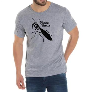 Imagem de Camiseta Cinza Louva Deus Femme Fatale - Alearts, GG