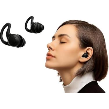Imagem de Tampão de Ouvido Silicone Protetor Auricular Anti-Ruído para Dormir Natação e Conforto Earplugs Abafador Auditivo