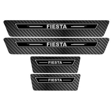 Imagem de Soleira Porta Premium Preto Carbono Fiesta 11 12 2013 2014 - Jhow Ades