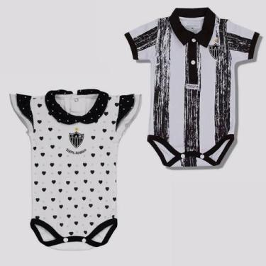 Imagem de Kit Atlético Mineiro 2 Bodys Infantil - Kits, G