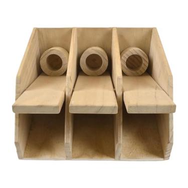 Imagem de WeiLaiKeQi Dispensador de petiscos para cães, teclado de piano, brinquedo interativo leve, dispensador de comida para gatos, brinquedo de madeira para