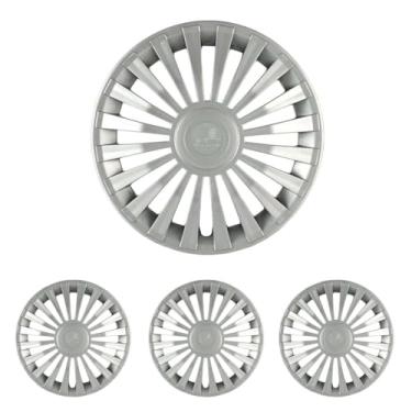 Imagem de Jogo Calota Aro 13 Europa Premium Sandero Logan Clio Scenic Kwid Symbol Duster Megane Fluence Kangoo + Selo Resinado