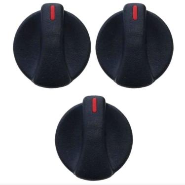 Imagem de Kit 3 Botão Ar Ventilação Gol Parati Saveiro G2 Bola