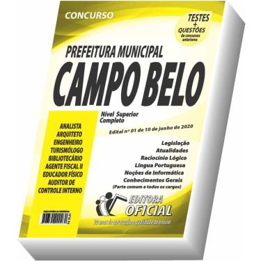 Imagem de Apostila Campo Belo - Nível Superior - Edital 1