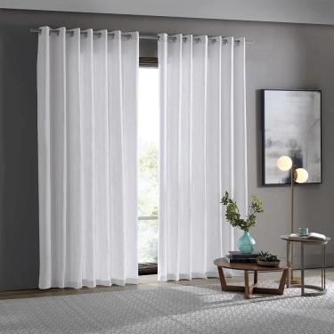 Imagem de Cortina Rustica Lugo 5,4 X 2,5 - Bella Janela Branco