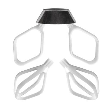 Imagem de Pás de biscoito e bolo com unidade de chicote de metal - compatível com NutriMill Artiste e batedeiras universais - Acessórios de mistura de massa para assar, amassar e bater