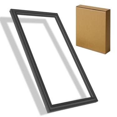 Imagem de Junta de porta de geladeira atualizada 242193212 compatível com Frigidaire Kenmore & Crosley Westinghouse vedação de porta de geladeira 106,4 cm x 28,6 cm