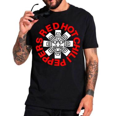 Imagem de Camiseta camisa Banda Red Hot Chili Peppers, estampa exclusiva, unissex