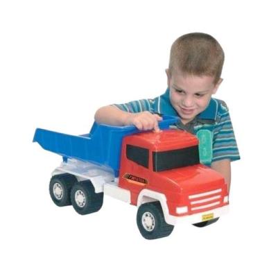 Imagem de Caminhão Grande Twister c/ Som de Motor e Buzina 58cm - ADIJOMAR BRINQ